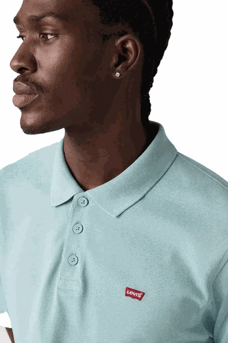 Polo Levi's Masculina Azul Claro hover