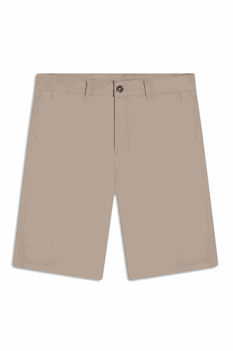 Bermuda Ellus Color Twill Power Masculina Caqui