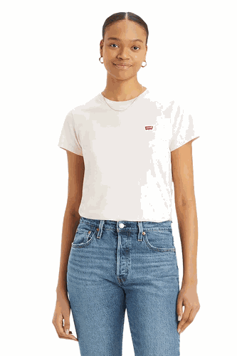 Camiseta Levi's Perfect Feminina Rosa claro