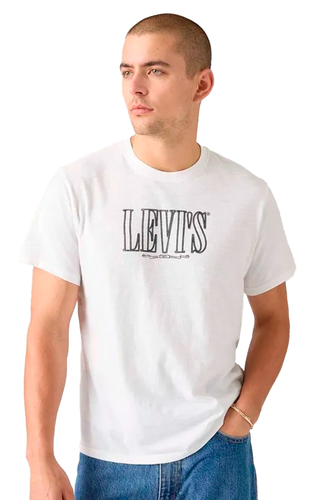 Camiseta Levi's Relaxed Masculina Branca 