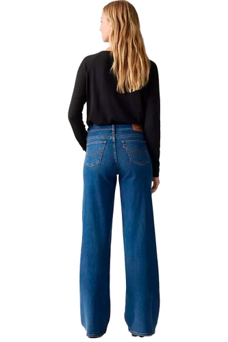 Calça Jeans Feminina 318 Shaping Wide Leg Jeans Blue Jeans  hover