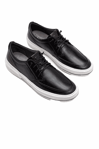 Tênis Democrata Masculino Clay Couro Masculino Preto  hover