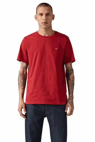 Camiseta Levi's Classic Housemark Masculina Vermelha