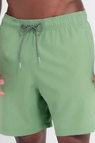 Short Mash Liso Mescla Masculino Verde Claro hover