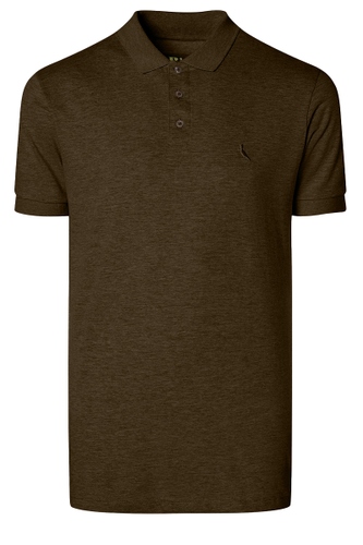 Polo Reserva Slim Mescla Color Masculina Verde Musgo