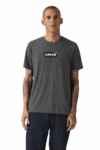Camiseta Levi's Graphic Crewneck Masculina Preta 