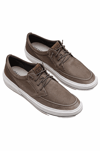 Tênis Democrata Masculino Clay Couro Masculino Bege