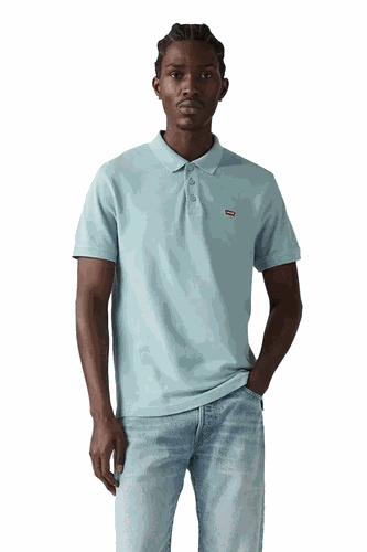 Polo Levi's Masculina Azul Claro