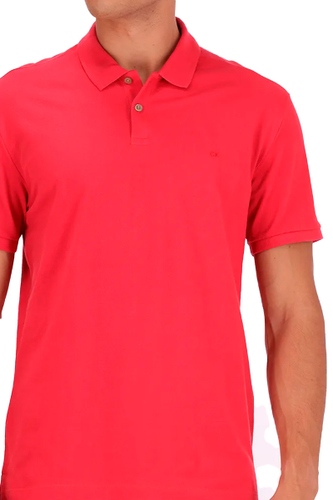 Polo Calvin Klein Básica Masculina Vermelho hover