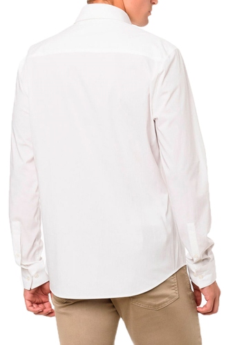 Camisa Calvin Klein Slim Lisa Masculina Branco hover