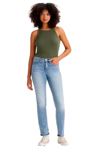 Calça Jeans Levi's 314 Shaping Straight Feminina Jeans Claro