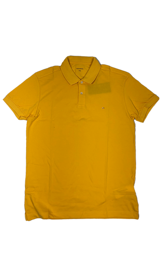 Polo Piquet Aramis Detalhe Interno Masculina Amarelo