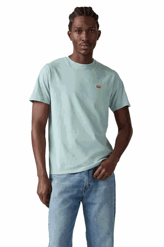 Camiseta Levi's Classic Housemark Masculina Azul Claro