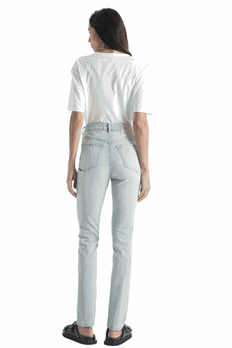 Calça Ellus Skynny High Comfort Stretch Feminina Jeans Claro hover